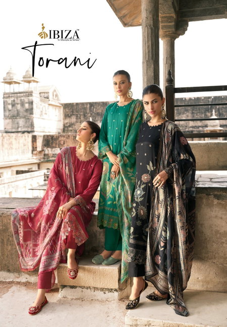 Torani By Ibiza Banglory Muslin Designer Salwar Suits Wholesale Market In Surat